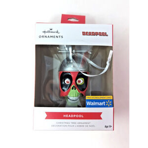 Rare Hallmark Deadpool "Headpool" Walmart Exclusive Christmas Tree Ornament